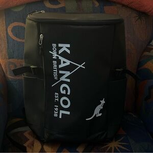 Kangol Black and White Men's Backpack